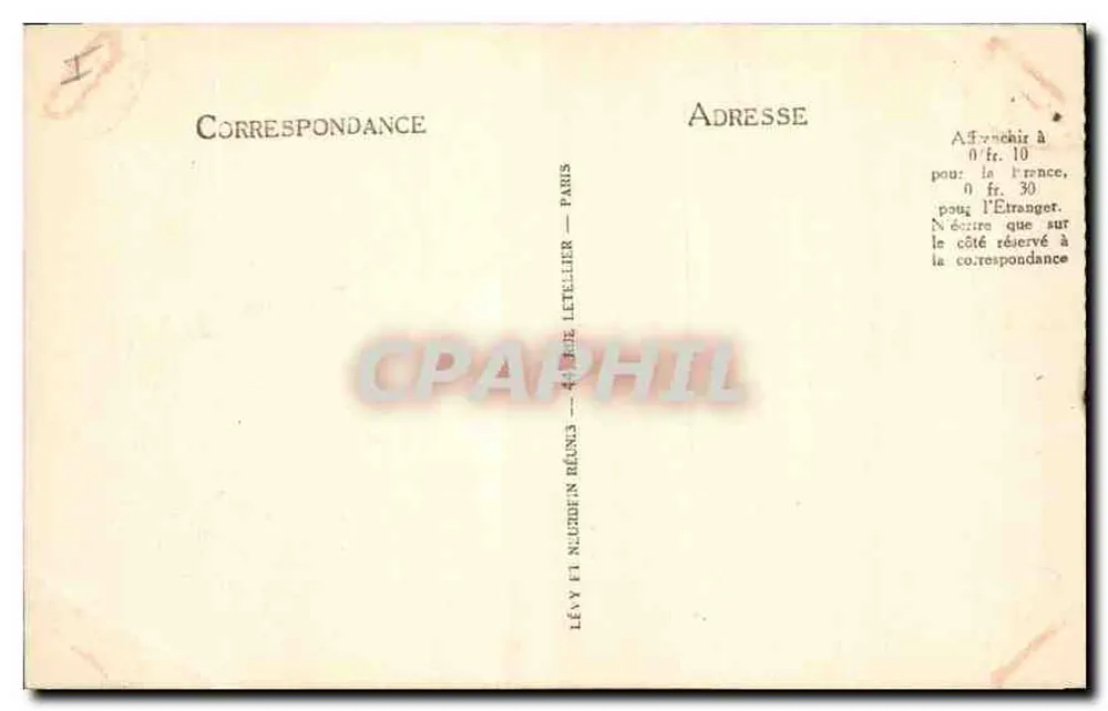 Lille - A Porta de Paris — editor Lévy et Nulzéden Rélin3, n°34 - Verso