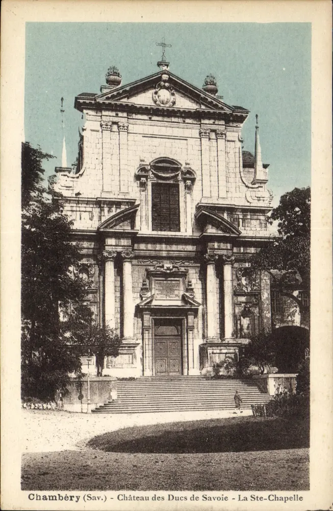 Chambéry (Sav.) - Schloss der Herzöge von Savoyen - Sainte-Chapelle - Vorderseite