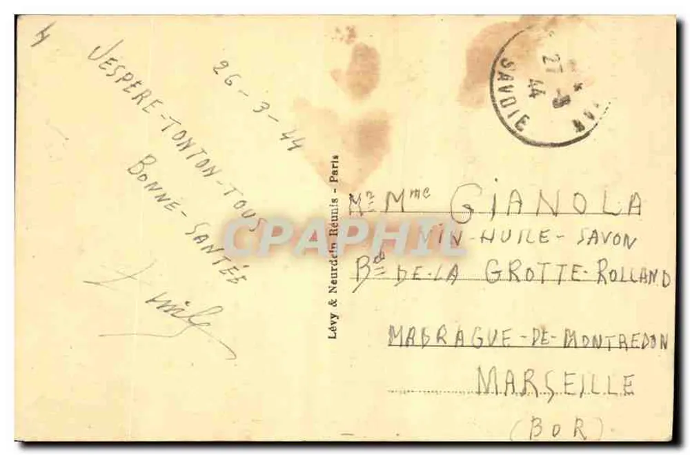 Chambéry - A Catedral — LL - Verso