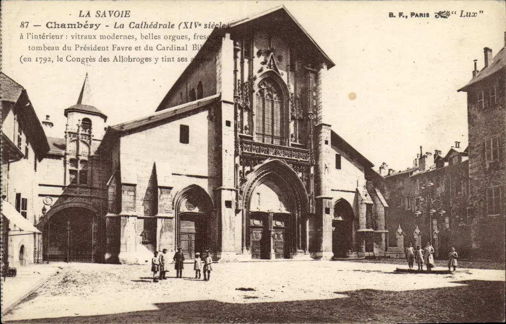 Chambéry - Die Kathedrale (14. Jahrhundert) — B.F. Paris "Lux" - Vorderseite