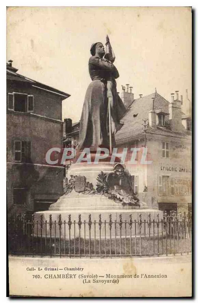 Chambéry (Savoie) — Denkmal der Annexion (La Savoyarde) — Coll. L. Grimal - Vorderseite