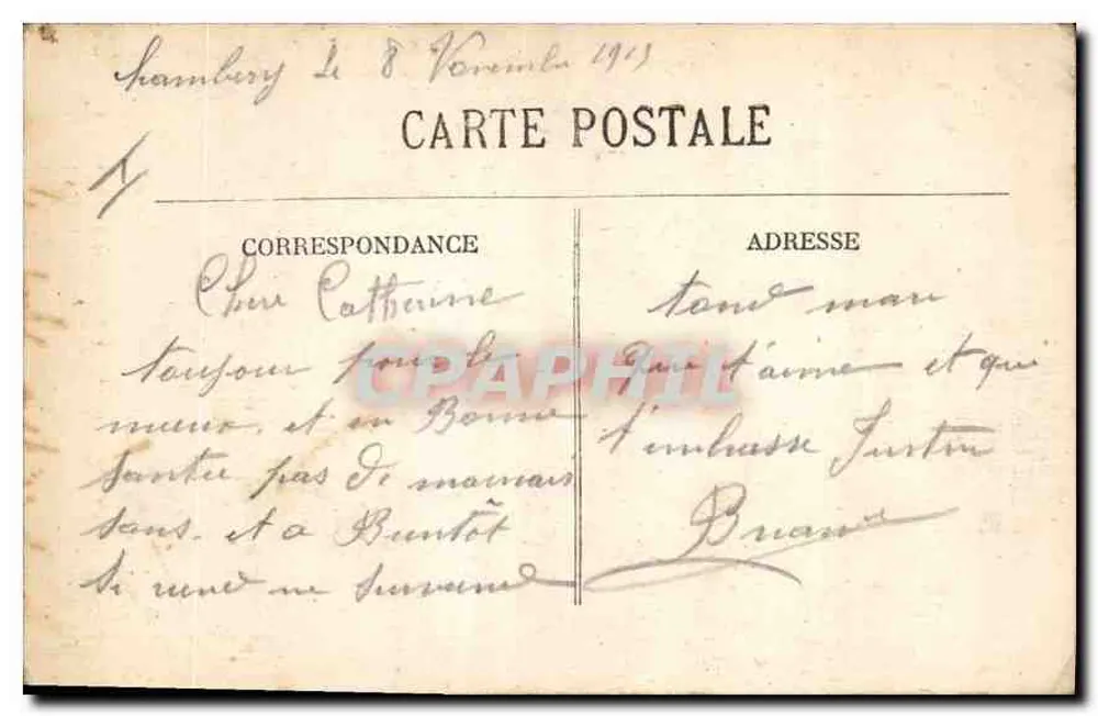 Chambéry (Savoie) — Denkmal der Annexion (La Savoyarde) — Coll. L. Grimal - Rückseite