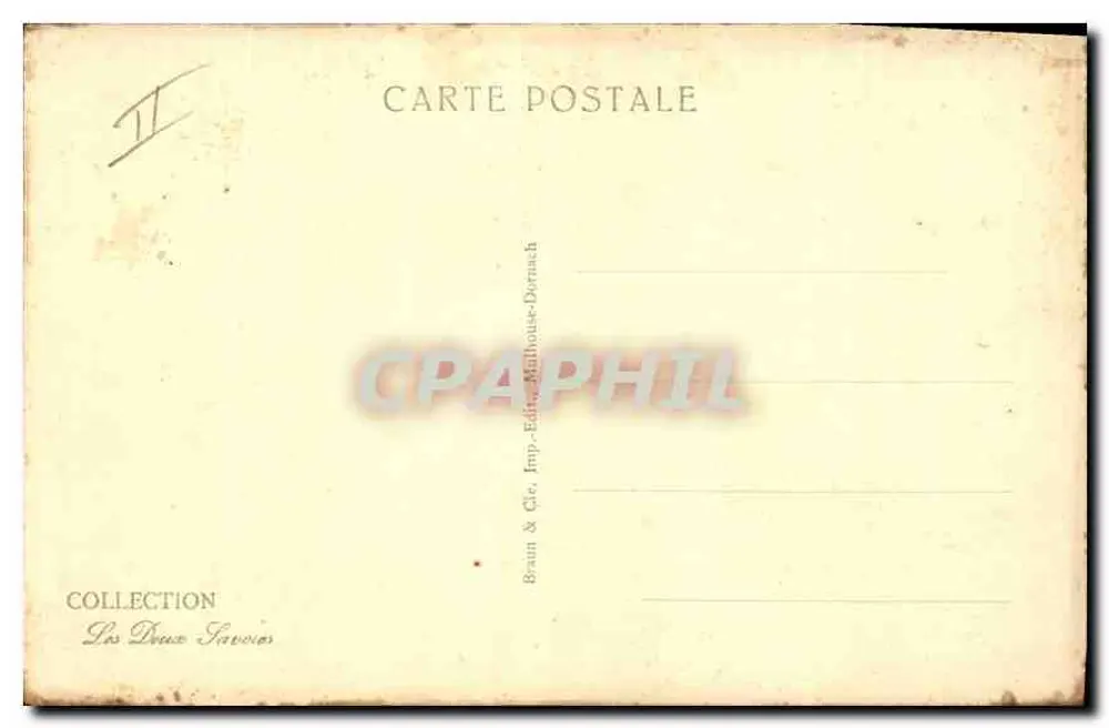 Aix-les-Bains — O Solarium — Braun & Cie, Imp. Millouse-Dornach - Verso