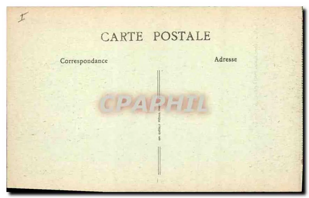 Aix-les-Bains - O Jardim Público — editor 'La Savoie' n°57 - Verso