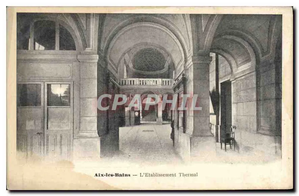 Aix-les-Bains — O Estabelecimento Termal — Editor não identificado - Frente