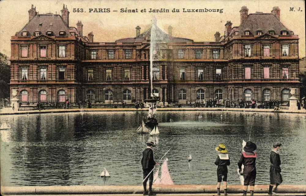 Paris – Senat und Luxembourg-Garten — M. J. n° 543 - Vorderseite