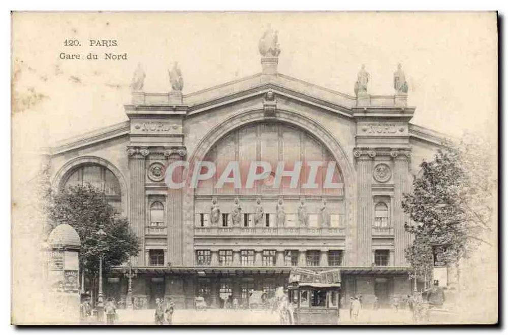 Estação do Norte — Paris — n° 120 - Frente