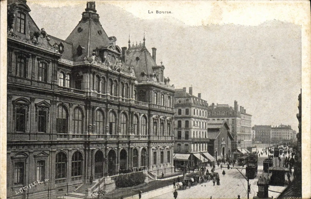 A Bolsa — Lyon — G. M. & Cie, Editores, Lyon - Frente
