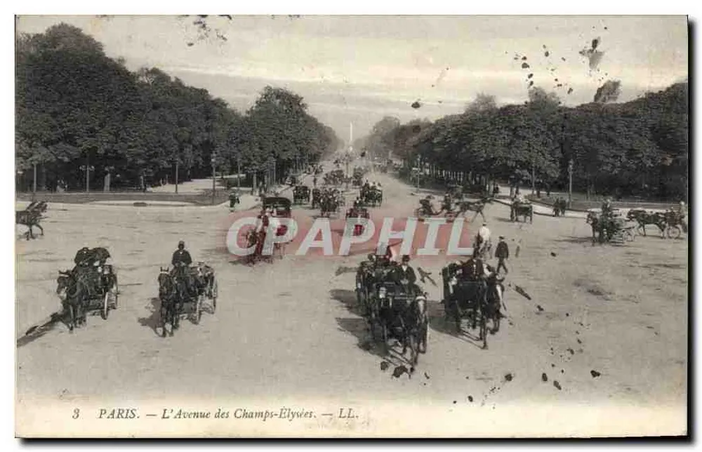PARIS — L' Avenue des Champs-Élysées — LL. - Voorkant