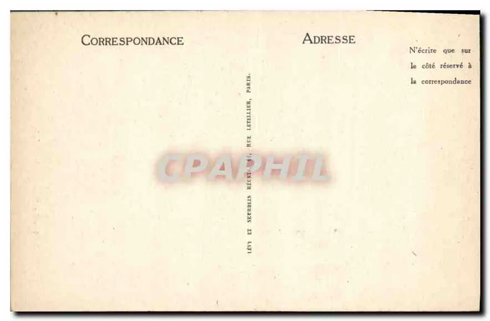 Paris - Der Pavillon de Rohan und die Tuileries-Gärten - LL - 271 - Rückseite
