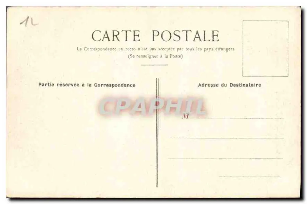 Buttes-Chaumont — Der See — Die Fähren — Verlag: Adolphe Paris - Rückseite