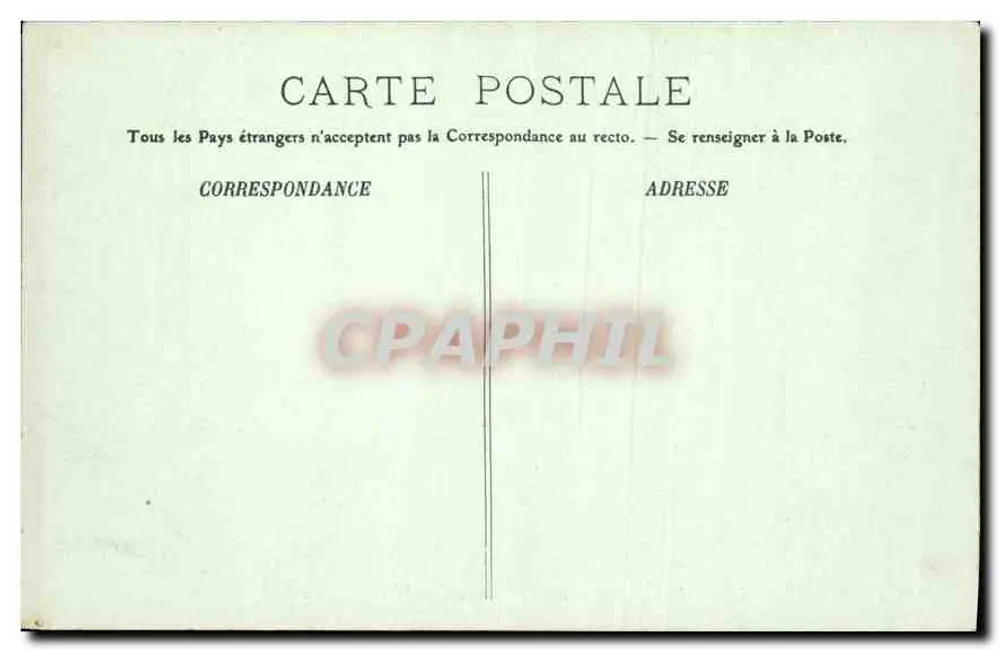 Paris — Kammer der Abgeordneten — Sitzungssaal — LL. — N° 643 - Rückseite