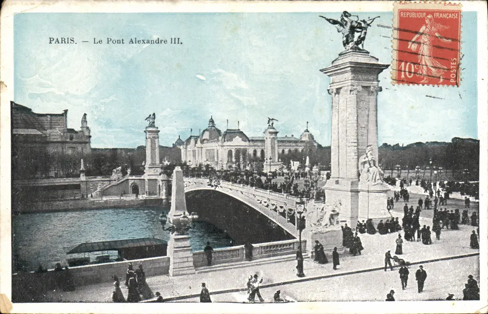 PARIS — O Ponte Alexandre III — Editor não visível, número de série ilegível - Frente