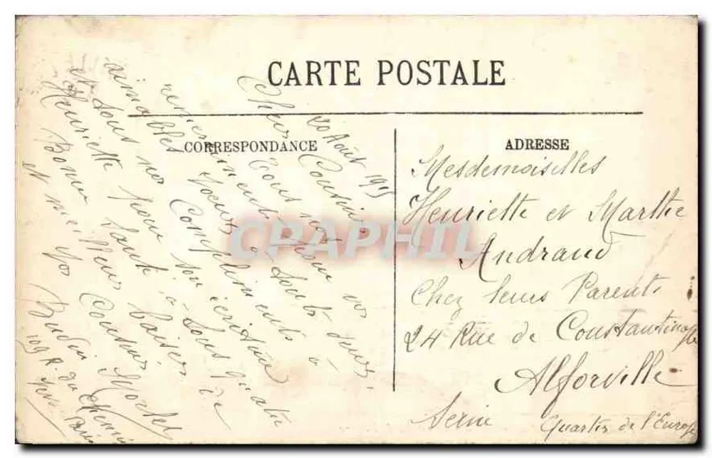 Paris (IXe) — Ansicht von Montmartre vom Opernhaus — unbekannter Verleger, Nr. 76 - Rückseite