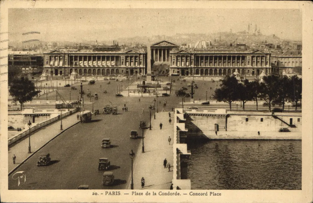 Paris — Praça da Concórdia — n°20 - Frente