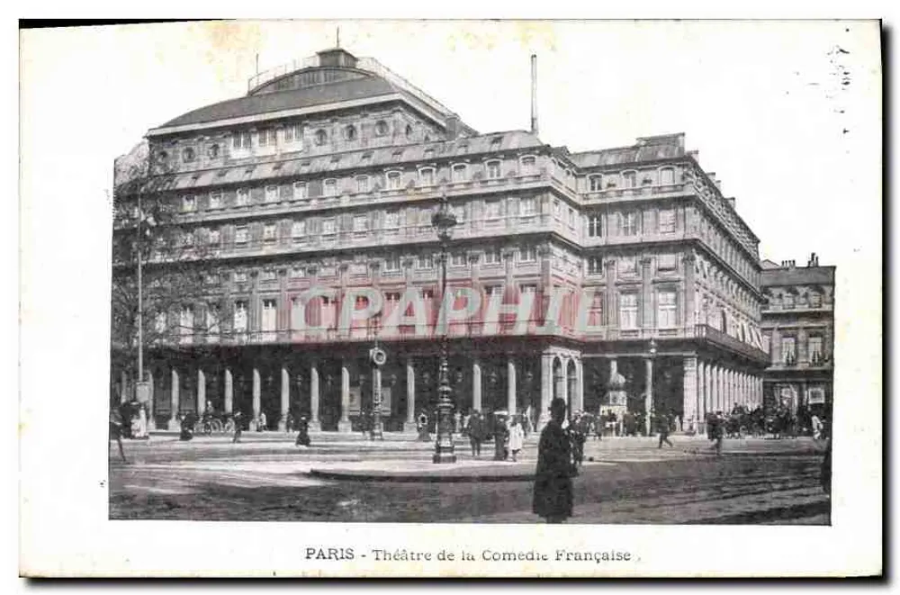 Paris - Theater der Französischen Komödie — unbekannter Verlag, Seriennummer nicht sichtbar - Vorderseite
