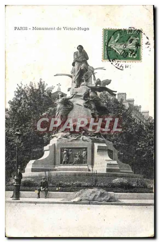 PARIS - Monument de Victor-Hugo — editor não visível, número de série não visível - Frente