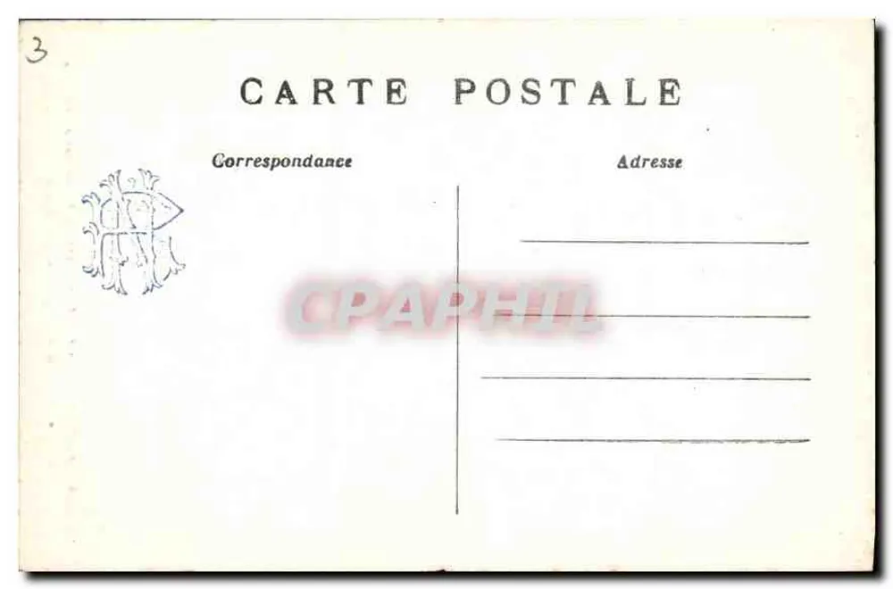 Paris — Bas-reliefs des Arc de Triomphe de l'Étoile, « Le Chant du départ », von Rude — C. M. - Rückseite