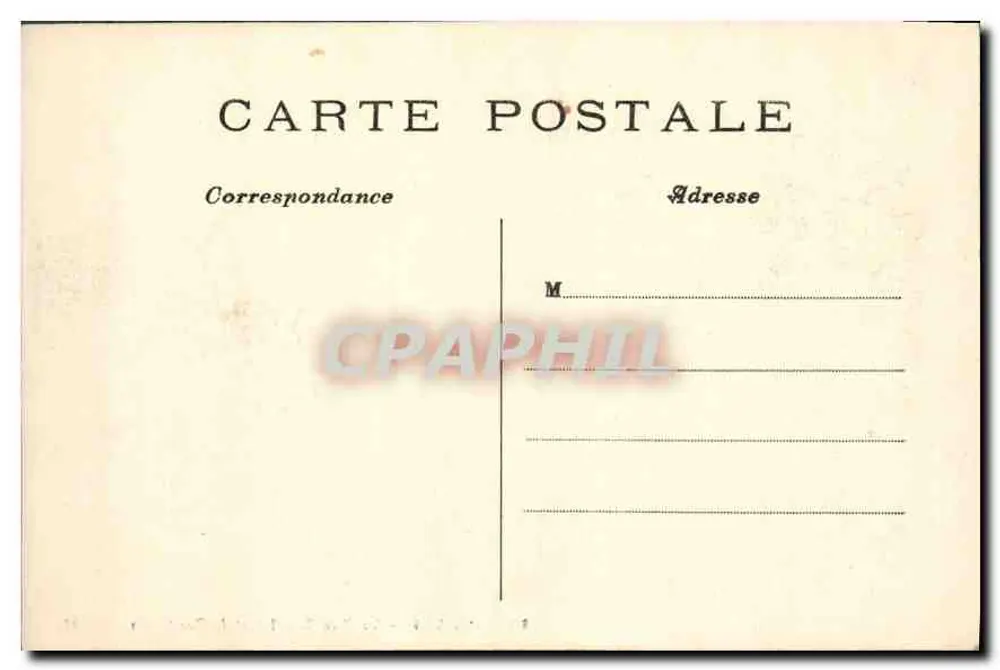 Paris — La Rue Soufflot und der Panthéon — C.M. n°64 - Rückseite