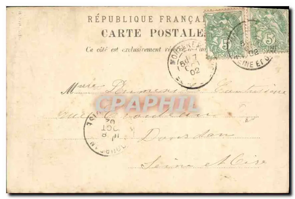 Paris - Igreja de São Agostinho — P. L. No. 6 - Verso