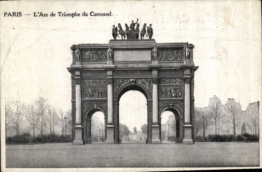 PARIS — L'Arc de Triomphe du Carrousel — éditeur non visible - Awers