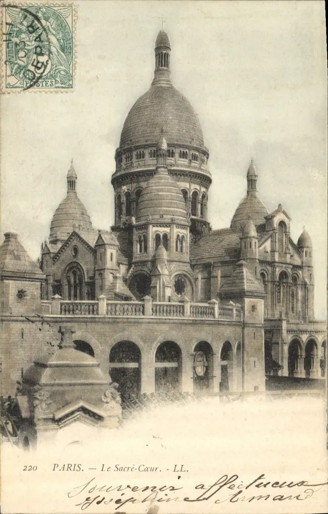 Paris — O Sacré-Cœur — LL. n° 220 - Frente