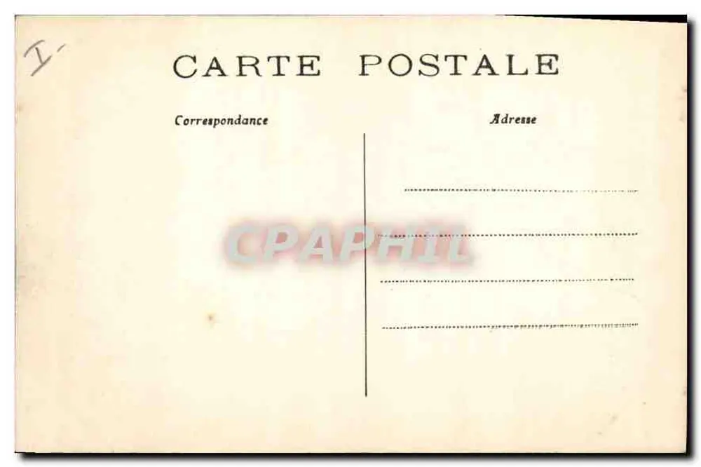 Parigi — La Camera dei Deputati — C.M. n°288 - Verso