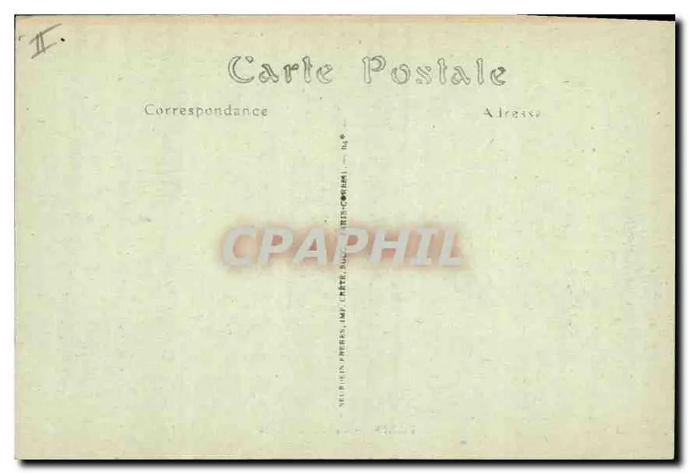 Paris — Le Petit Palais — IND Phot. - Verso