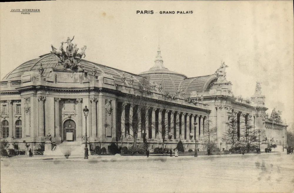 Paris - Grand Palais — vista arquitetônica — Jules Séeberger, Paris - Frente
