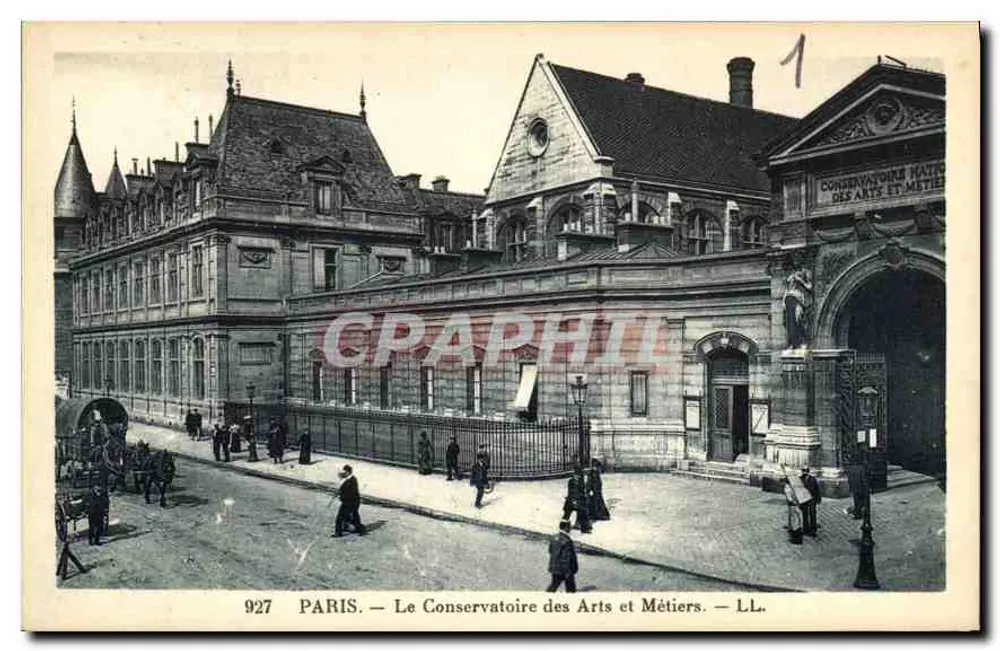 Paris — Le Conservatoire des Arts et Métiers — LL. n° 927 - Vorderseite