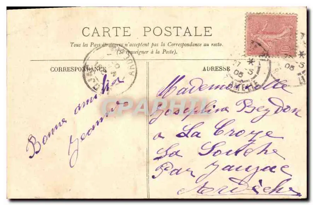 Paris — O Domo dos Invalidos — LL. - Verso