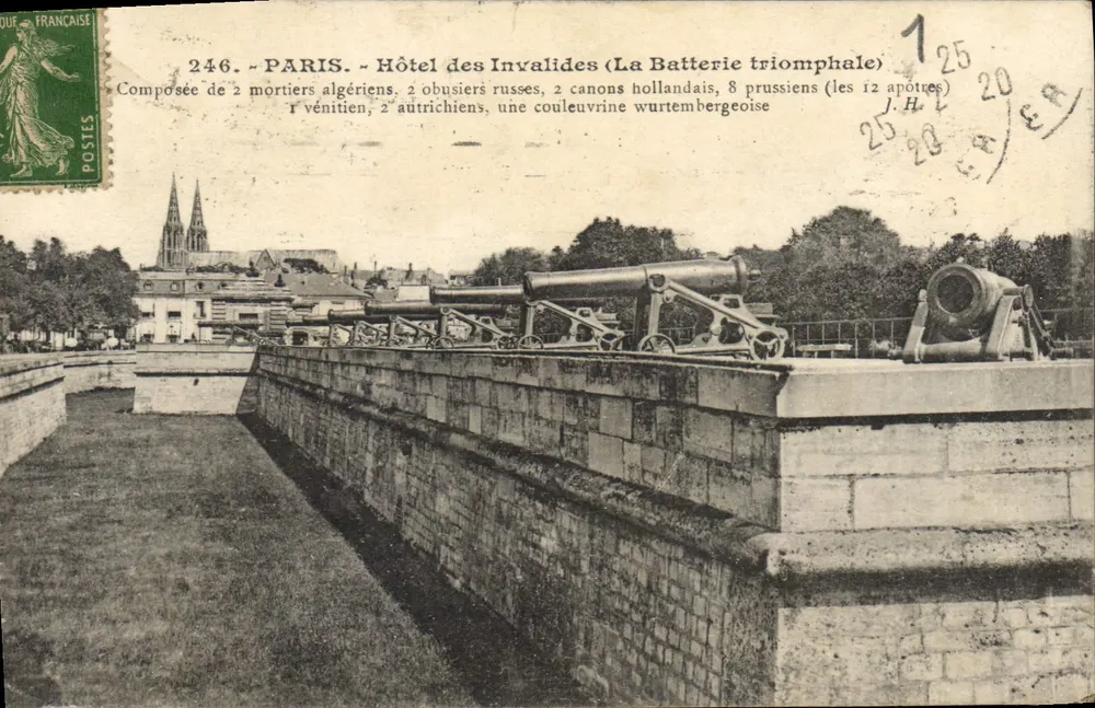Paris - Hôtel des Invalides (Die Siegesbatterie) — Ausgabe der Gesellschaft der Freunde der Armee - Vorderseite