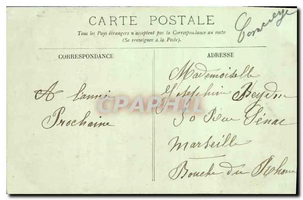 Paris — O Hôtel-de-Ville — Editor LL, n° 119 - Verso