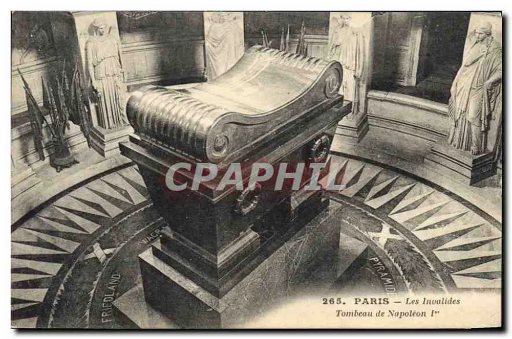 Paris – Os Invalidos – Túmulo de Napoleão I – editor Friedland, n° 265 - Frente