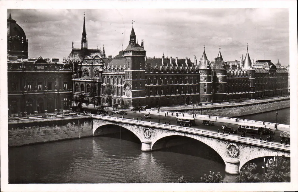 Paris — Das Palast der Gerechtigkeit und der Pont au Change — Éditions d'Art Française, n° 23 - Vorderseite