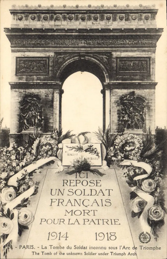 Paris - Die Grabstätte des Unbekannten Soldaten unter dem Arc de Triomphe — Ausgabe n°24 - Vorderseite