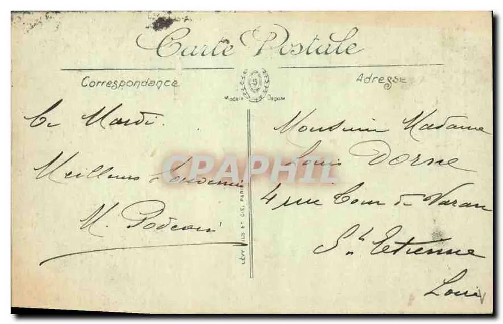 Paris - Die Basilika von Montmartre und das Sacred Heart Jesu - L.L. - 1940 - Rückseite