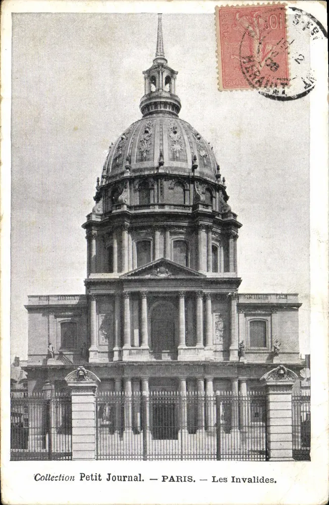 Les Invalides — PARIS. — Coleção Petit Journal. - Frente