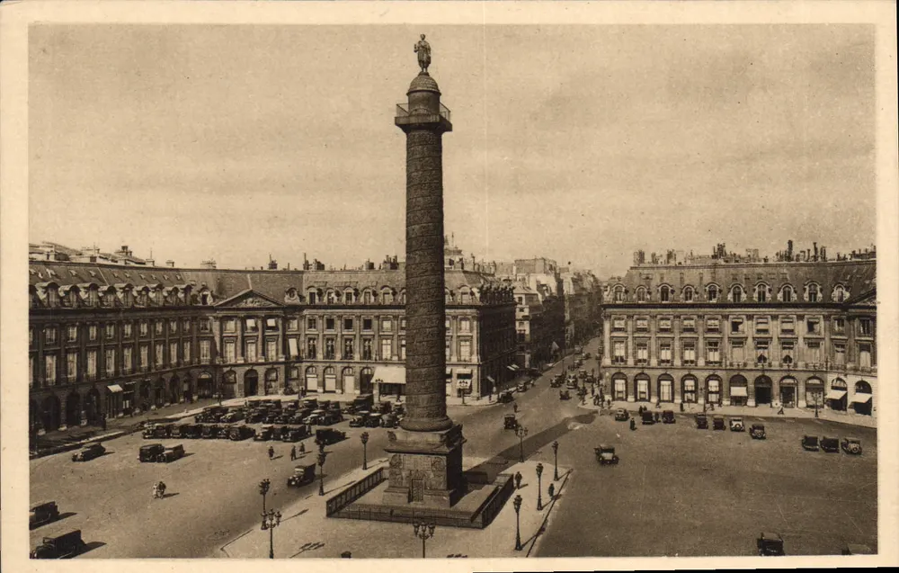 Place Vendôme — Coluna de Vendôme — editor LL, n° 1991 - Frente