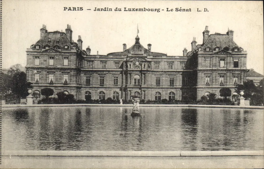Paris — Luxembourg-Garten — Der Senat — L. D. - Vorderseite