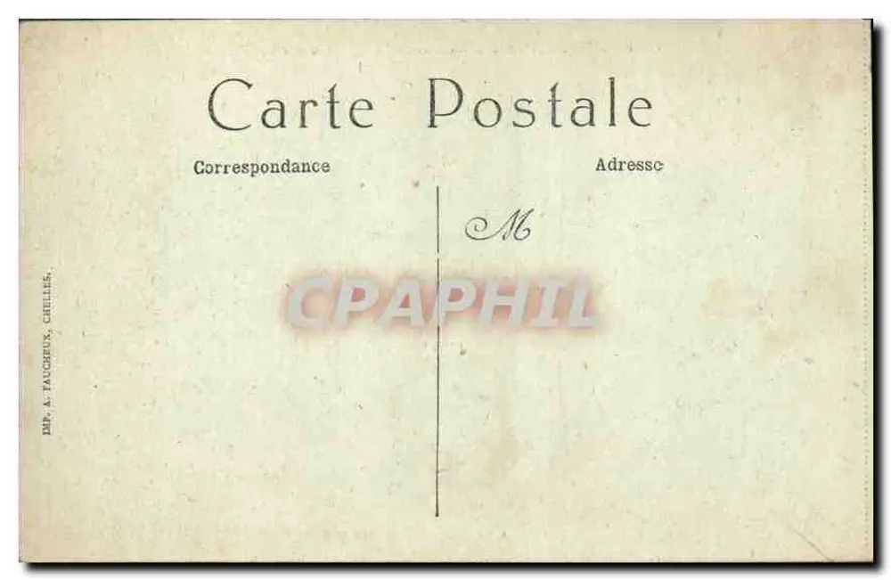 Paris — Luxembourg-Garten — Der Senat — L. D. - Rückseite