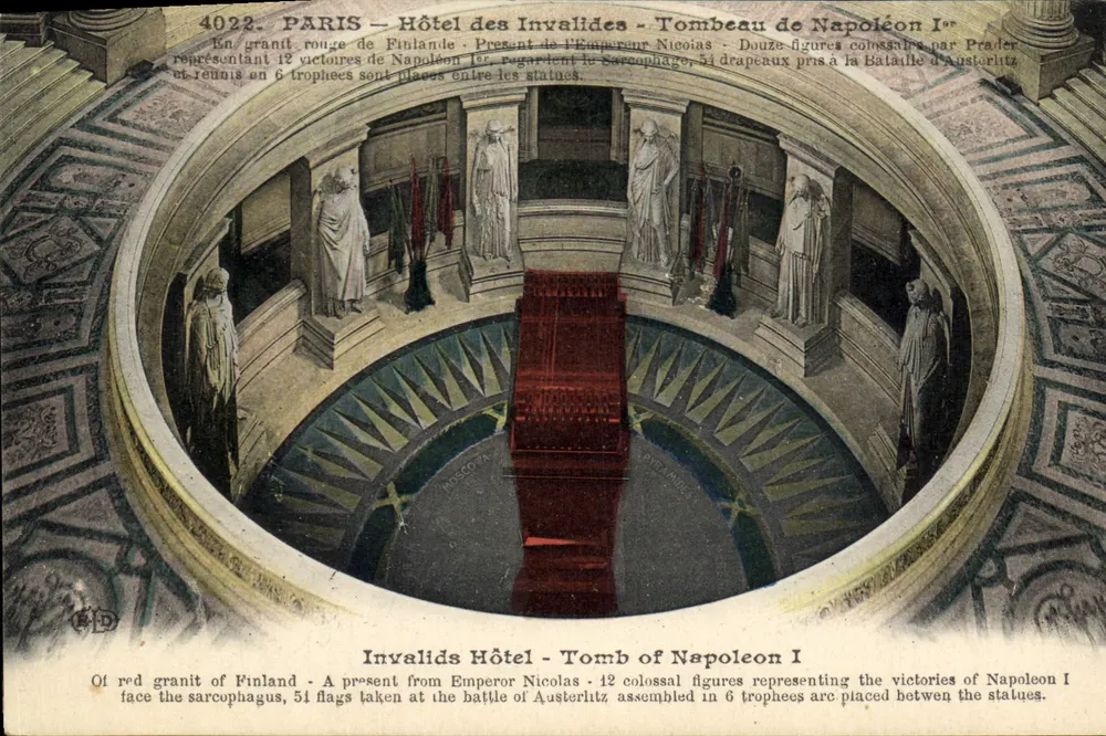 Paris — Hôtel des Invalides — Tombeau de Napoléon Ier — Éditeur E. Le Daley, n° 4022 - Recto