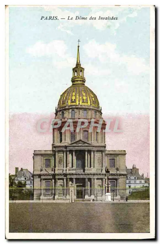 Paris — O Dôme dos Invalidos - Frente