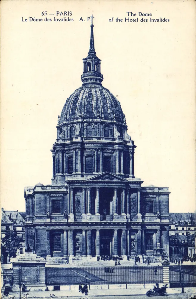 O Domo dos Inválidos — Paris — A.P. - Frente