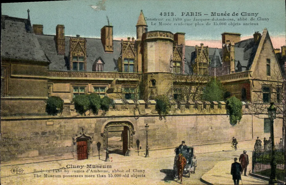 Paris — Museu de Cluny — Editora B.D. n°4313 - Frente