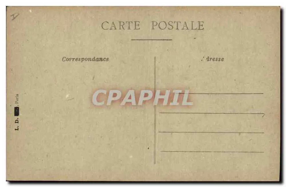 PARIS — Lago do Bois de Boulogne — L. D. - Verso