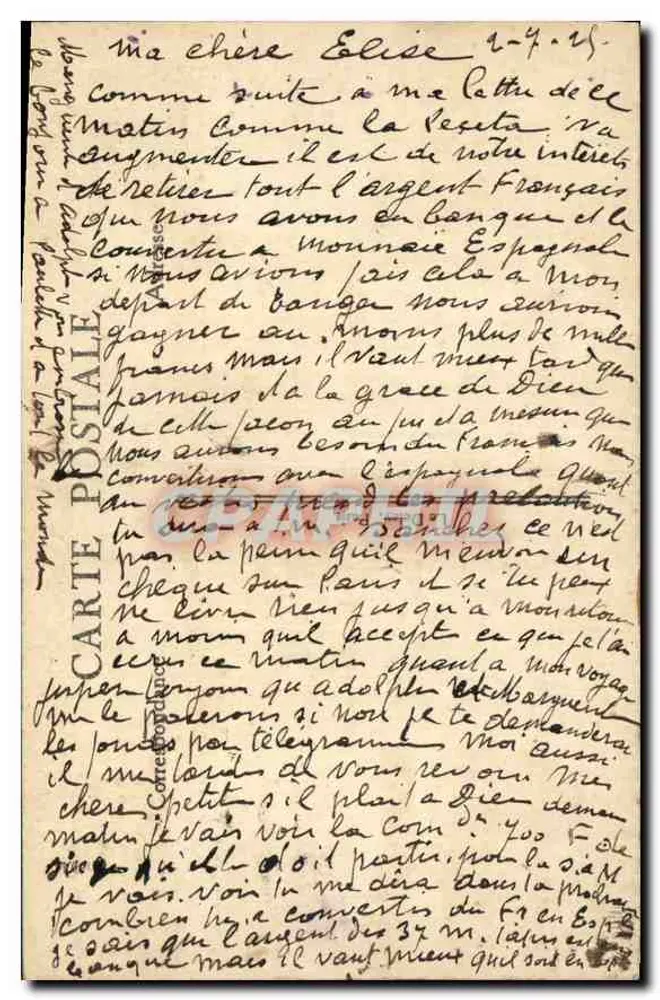 Paris - Arco do Triunfo da Estrela — editor anônimo, n° 4062 - Verso