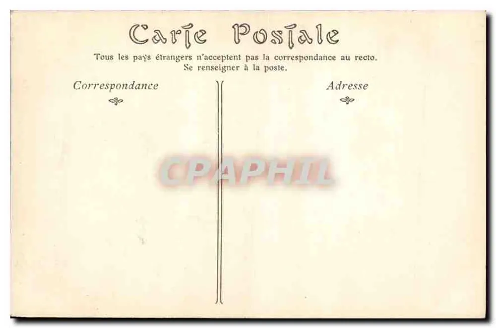 PARIS — Die Abtei der Wälder, die Ruinen — ND Phot - Rückseite