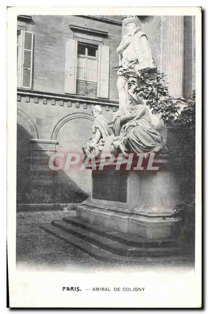 Paris — Amiral de Coligny — editor desconhecido - Frente