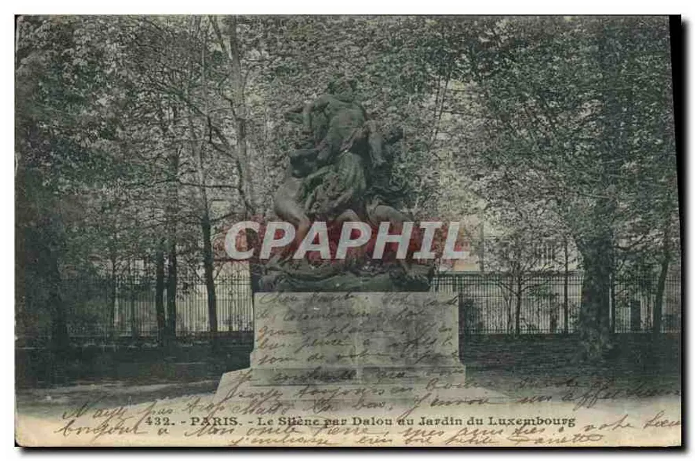 Der Silenus von Dalou im Luxembourg-Garten — Paris — Unbekannter Verlag, Nr. 432 - Vorderseite